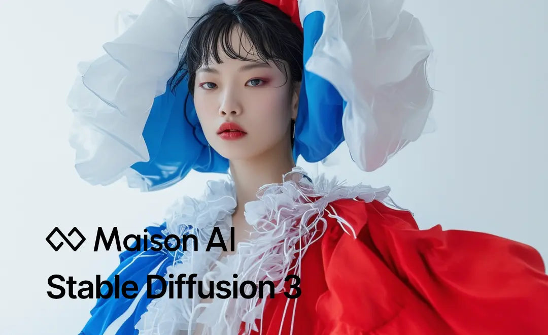 AIによる画像生成がさらにリアルに、美しく。ファッション業界向け生成AIツール「MaisonAI」がアップデート ー最新ver「Stable Diffusion V3」が使用可能にー