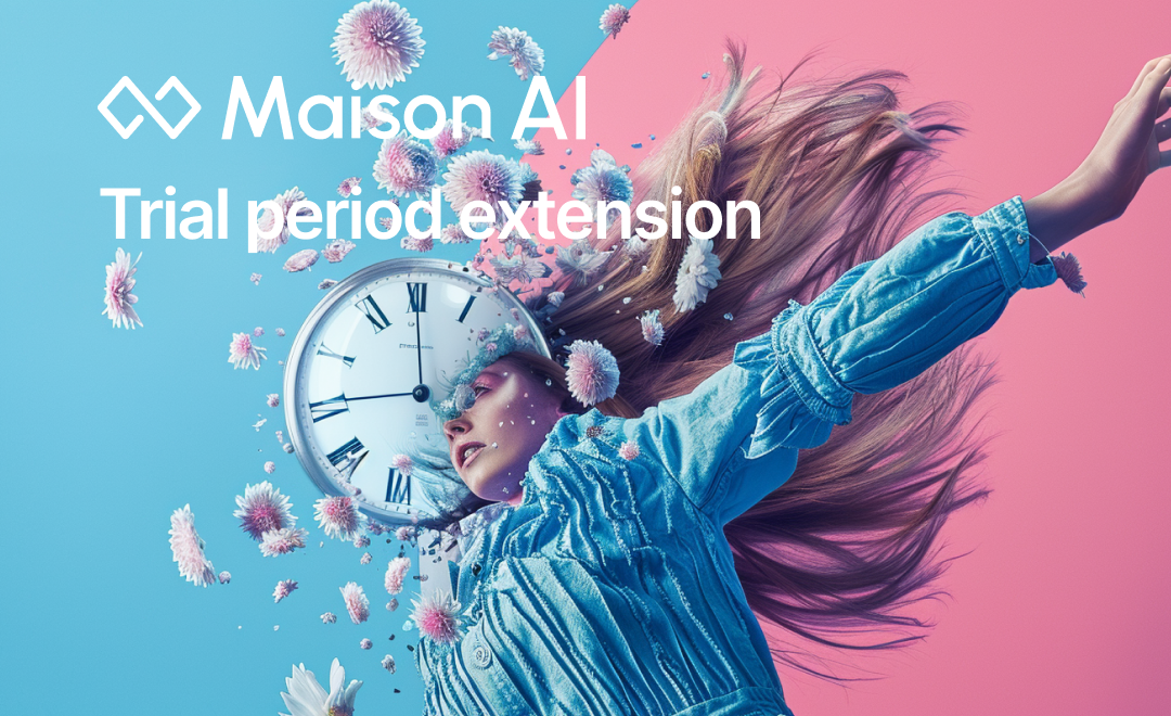 ファッション業界に特化した生成AI活用支援ツール「Maison AI」 ワークスペース数が1,300を突破! ー無料トライアル期間も3月中旬まで延長決定ー