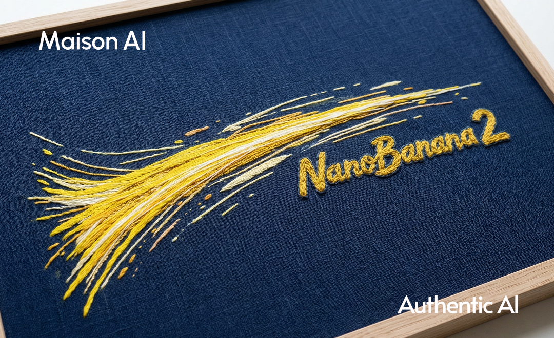 「速さ」と「プロ品質」を両立。Maison AIが最新モデル「Nano Banana 2」を採用し、企業のAIX（AI・トランスフォーメーション）を強力に後押し ー「Flash並みの速さ」と「プロ品質」をあらゆるビジネス現場へ。コストと速度の制約を解放し、アイデアを即座にビジュアル化ー