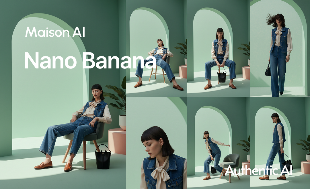 公開1週間強で2億枚編集された、Googleの話題のAIがMaisonAIに。最新画像AI『Nano Banana』で、プロ級ビジュアルをチャットで生成。ー世界を席巻する「顔が変わらない」一貫性技術を、いち早くビジネスの現場へー