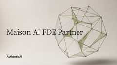 Authentic AI、AI導入を「使い続けられる仕組み」へ。Forward Deployed Engineerによる伴走支援「Maison AI FDE Partner」の提供を開始 ーAI導入戦略の設計から、AIエージェントの構築、社内人材の育成・運用体制づくりまでを一貫して支援ー